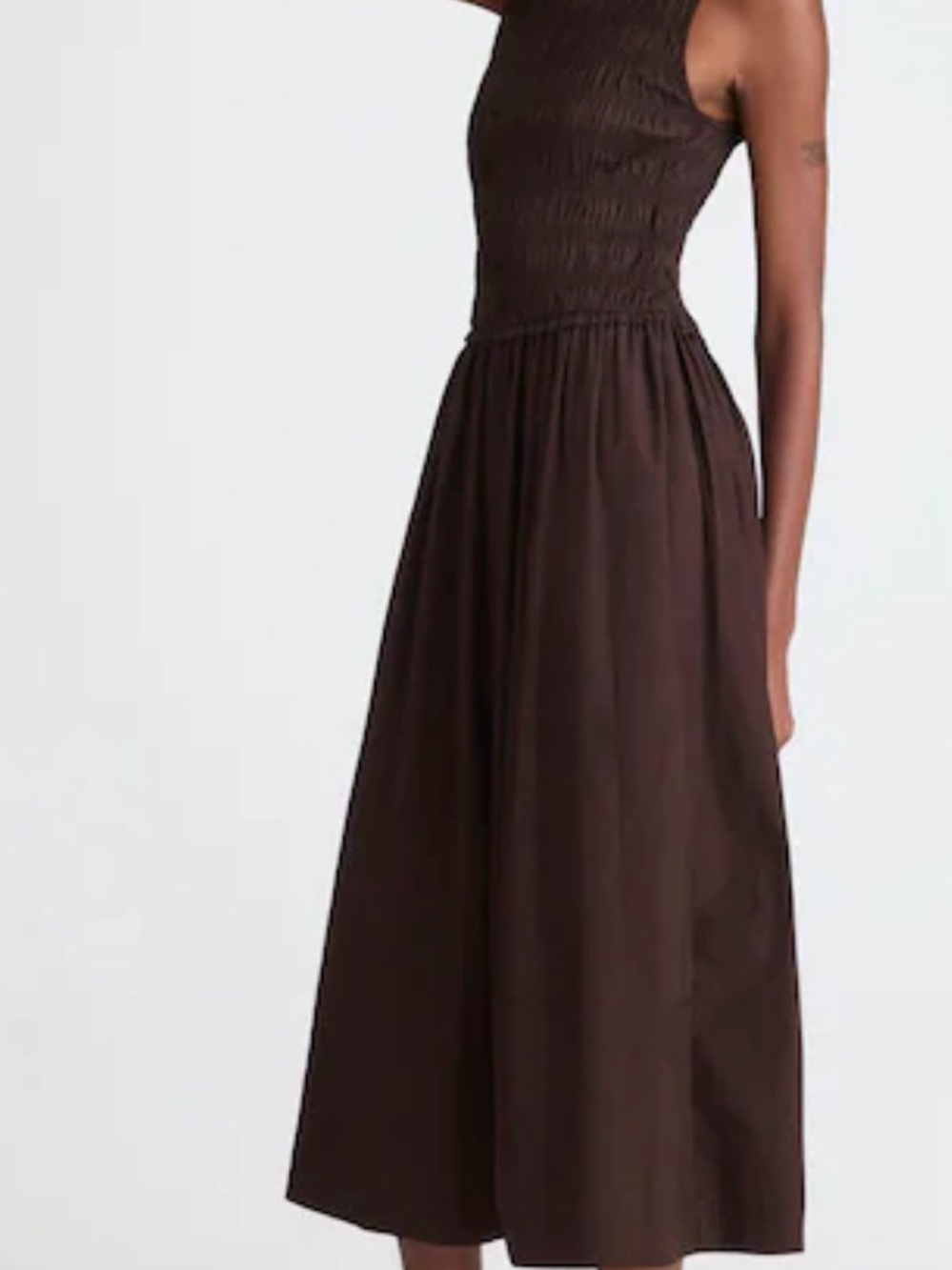 The Melody Smocked Midi Dress by Madewell